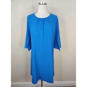 J. Jill x Christian Siriano Dress Slit Sleeve Stretch Flowy